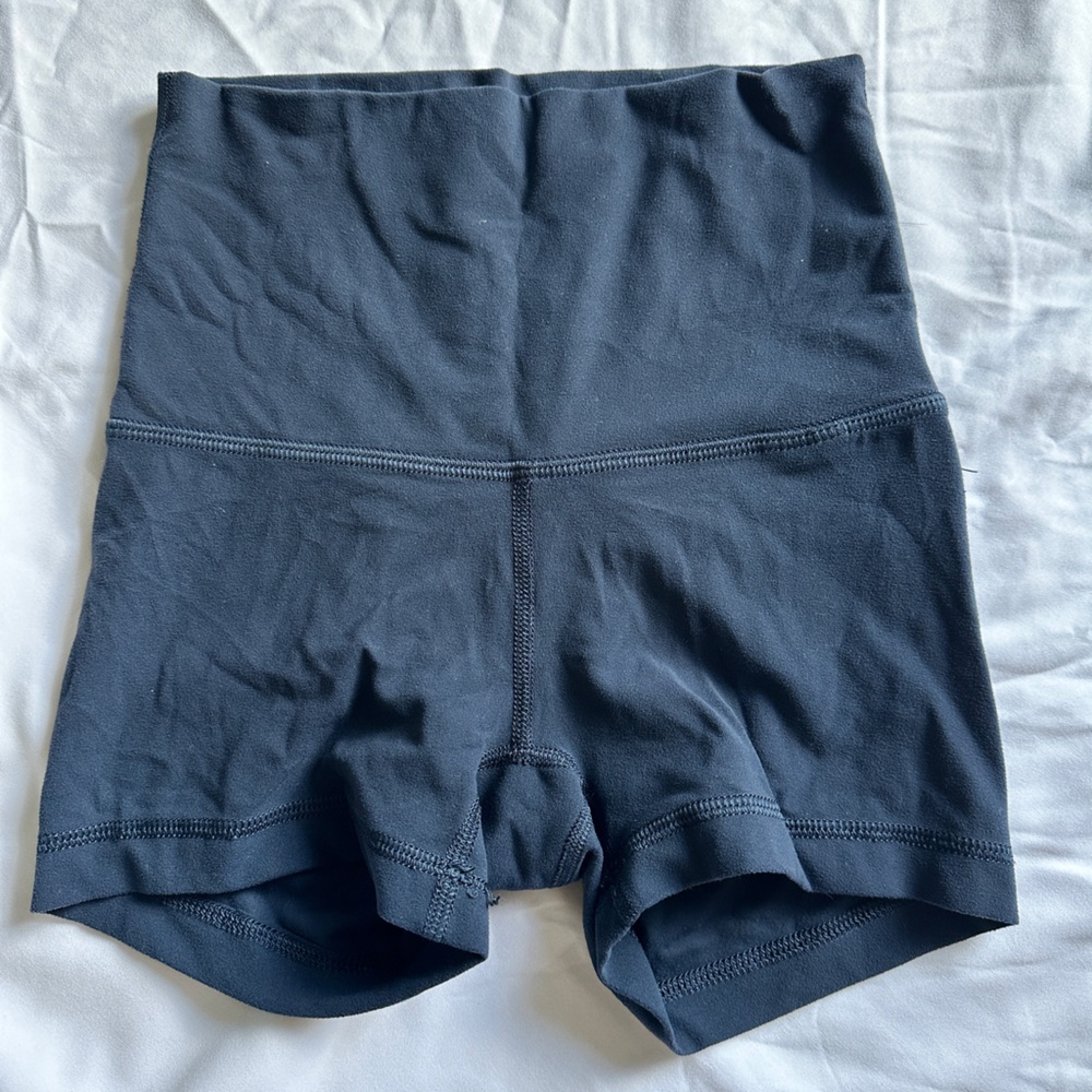 Women's High-Waisted Black Shorts